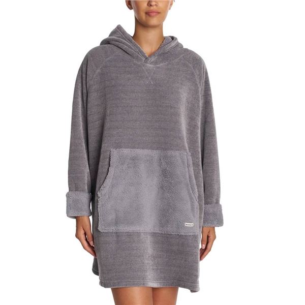 Bearpaw Sleepwear Super Soft and Cozy Blanket, Grey, L/XL