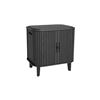 Image 1 : Keter Velo Storage Unit, 30 Gallon, Black