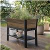 Image 1 : Keter Walnut Elevated Garden Bed