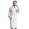 Image 1 : GlucksteinHome Essential Spa Robe, Cotton, White, S/M