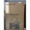 Image 2 : Pack & Fly 3-Piece Suitcase Set - Champagne Edition