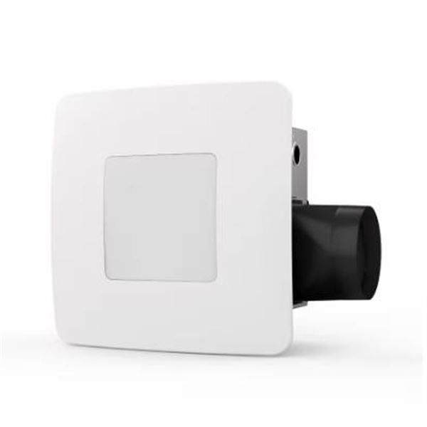 DewStop Breeze Easy Bath Fan FL300-2W with Selectable LED Lighting and Fan Control