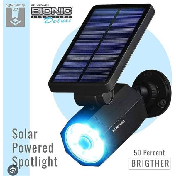 Bell + Howell Bionic Spotlight Deluxe Solar Powered Light