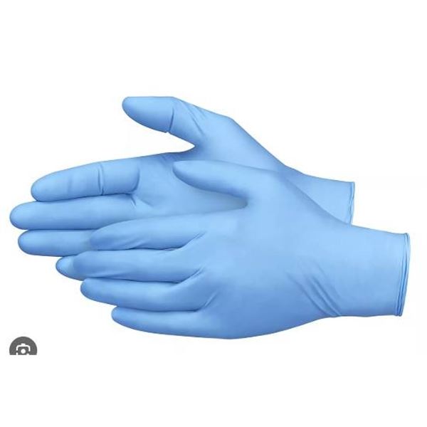 Medicom Vulcan Nitrile Gloves, Large, Indigo, 150 Count