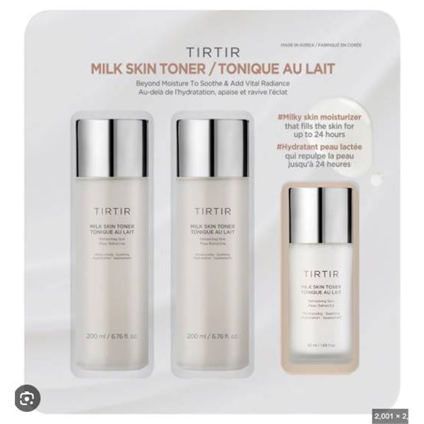 TIRTIR Milk Skin Toner Set with Hydrating Features
