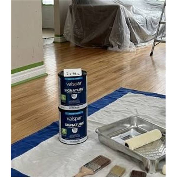 Valspar Signature Interior Paint + Primer Ultra White 916 ml (2 Units)