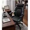 Image 1 : Ergonomic Office or Gaming Chair with Adjustable Armrests, Black and Teal