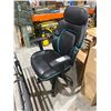 Image 3 : Ergonomic Office or Gaming Chair with Adjustable Armrests, Black and Teal