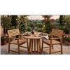 Image 1 : Bali Bistro Set 3-Piece TS25321 Wooden Table and Chairs