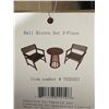 Image 3 : Bali Bistro Set 3-Piece TS25321 Wooden Table and Chairs