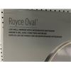 Image 5 : Royce Oval LED Wall Mirror With Integrated Defogger and Touch Functions