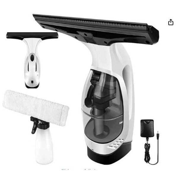 Window Vacuum Cleaner with Charging and One-Button Operation