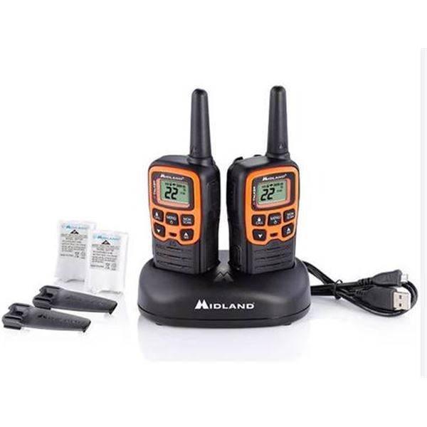 Midland X-Talker T51VP3 2-Way Radios with 22 Channels and Weather Alert