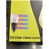 Image 3 : YSJ Solar String Lights Outdoor Waterproof, 49FT Patio Lights with 20 Shatterproof Bulbs