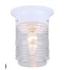 Image 2 : Outdoor Lantern Model IOL105WH with Clear Glass Globe