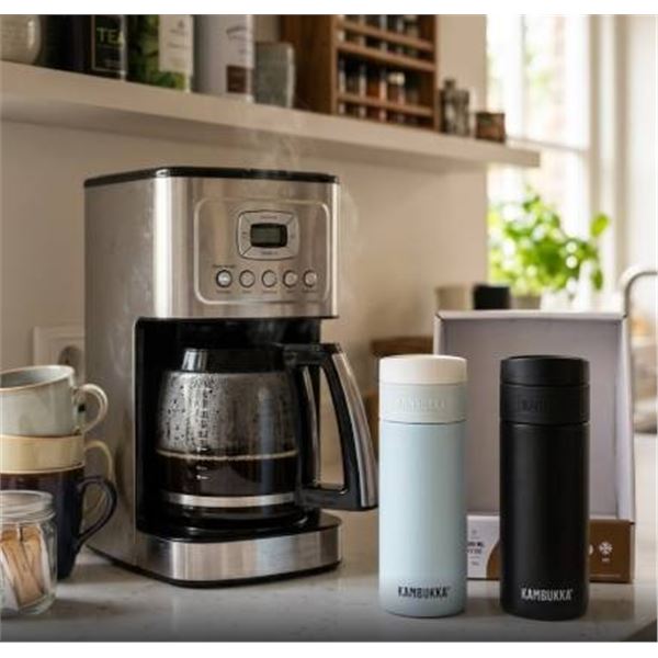Kambukka Thermal Mug Set, 500 ML (17 oz), Blue and Black