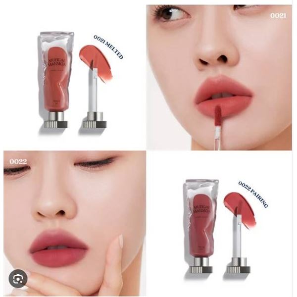 Muzigae Mansion Objet Liquid Lip Tint Set (6 mL x 2) - Shades 003 and 011