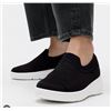 Image 1 : FitFlop Super-Q Knit Slip-Ons, Black, UK Size 05, EU Size 38, Women's Shoes