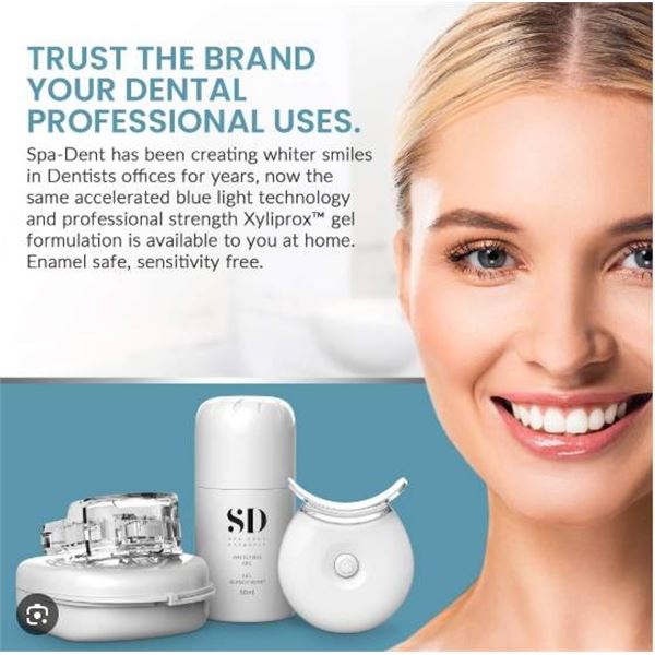 SpaDent Teeth Whitening Kit with Toothpaste and Mutli-Step System