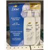 Image 2 : Dove Deep Moisture Body Wash 2-Pack, 24 Fl Oz Each