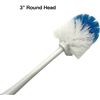 Image 1 : Amazon Basics 12-pack Toilet Brush, Blue and White