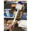 Image 2 : Amazon Basics 12-pack Toilet Brush, Blue and White