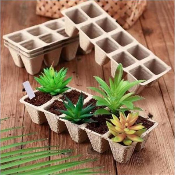 Jiffy-Strips 10 Lot of 12 Biodegradable Plant Starter Trays