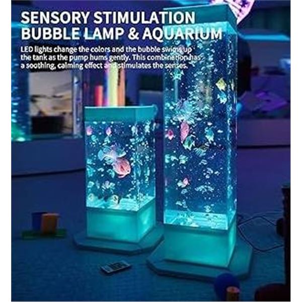 Tenmind Sensory Bubble Lamp Block, 22-Inch Color-Changing SBL Series