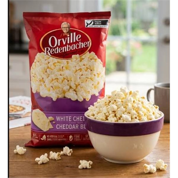 Orville Redenbacher White Cheddar Popcorn - 12 Pack (190g each)