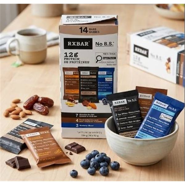 RXBAR 12g Protein Bars, 14 Count, Mixed Flavors