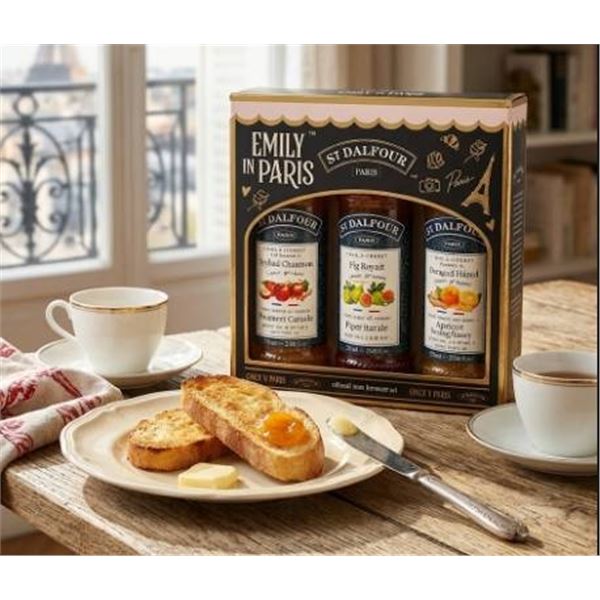 Emily in Paris St. Dalfour France Preserves Gift Set - 3 Jars