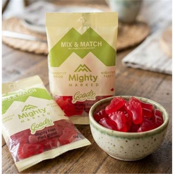 Mighty Marked Mighty Foot Pied Grand Candy Pack, 12 x 150g, Model 50140