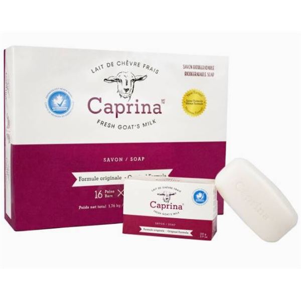 Caprina Fresh Goat's Milk Soap - 16 Pack - 3.5 oz Each Bar