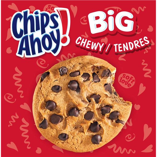 Christie Big Chips Ahoy Chewy Cookies, 2 x 497 g