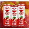 Image 1 : Wize Sparkling Iced Tea, 12 x 355 ml Cans, Apple Flavor