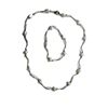 Image 1 : Cultured Pearl Necklace and Bracelet, W/A $375.00.