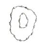 Image 2 : Cultured Pearl Necklace and Bracelet, W/A $375.00.