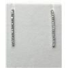 Image 1 : Sterling Silver CZ Wire Earrings, Retail $300.00.