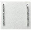 Image 2 : Sterling Silver CZ Wire Earrings, Retail $300.00.