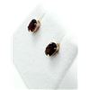 Image 2 : 10KT Yellow Gold Natural Garnet (1.12ct) Earrings, W/A $900.00. Garnet is the birthstone for January