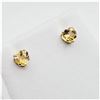 Image 2 : 14KT Yellow Gold Natural Citrine Heart Shape Earrings, Retail $400.00. Citrine is the birthstone for