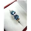 Image 5 : Sterling Silver Natural Blue Topaz Ring, Size 6.25, Retail $400.00. Blue Topaz is the birthstone for