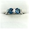 Image 6 : Sterling Silver Natural Blue Topaz Ring, Size 6.25, Retail $400.00. Blue Topaz is the birthstone for