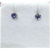 Image 1 : 10KT Yellow Gold Natural Tanzanite (0.17ct) Earrings, W/A $650.00. Tanzanite is the birthstone for D
