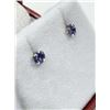 Image 2 : 10KT Yellow Gold Natural Tanzanite (0.17ct) Earrings, W/A $650.00. Tanzanite is the birthstone for D
