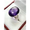 Image 3 : Sterling Silver Natural Amethyst Ring, Size 6, Retail $400.00.