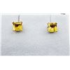 Image 1 : 14KT Yellow Gold Natural Citrine Quartz Earrings, Retail $400.00. Citrine is the birthstone for Nove