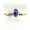Image 1 : Sterling Silver Natural Amethyst Ring, Size 6.75, Retail $350.00.