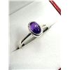 Image 3 : Sterling Silver Natural Amethyst Ring, Size 6.75, Retail $350.00.