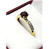 Image 3 : Gold Plated Sterling Silver Natural Garnet Ring, Size 10.25, Retail $300.00. Garnet is the birthston